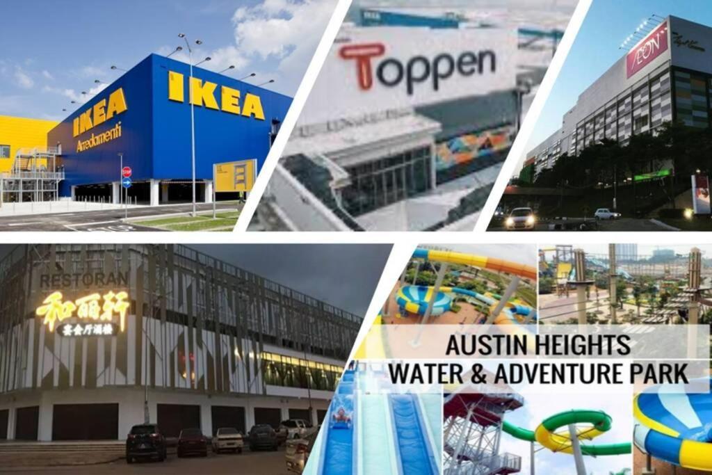 Viva Homestay @ Jb Mount Austin Ikea, Aeon, Toppen, Bubble Tea Town ジョホールバル エクステリア 写真